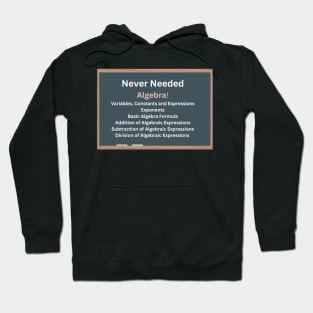 Never Needed Algebra Hoodie